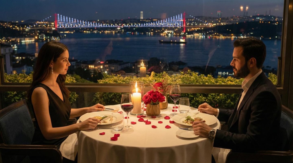 Izaka Terrace’ta Sevgililer Günü Boğaz Işıltısıyla Kutlanıyor