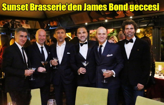Sunset Brasserie'den James Bond geccesi